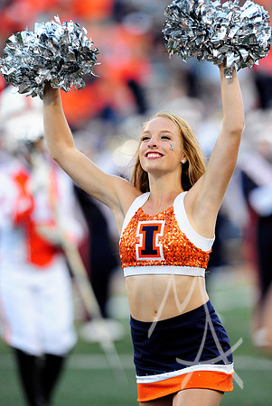 NCAA FOOTBALL: SEP 10 North Carolina at Illinois