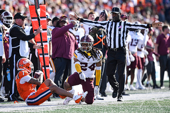 COLLEGE FOOTBALL: NOV 02 Minnesota at Illinois