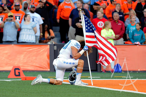 NCAA FOOTBALL: SEP 10 North Carolina at Illinois