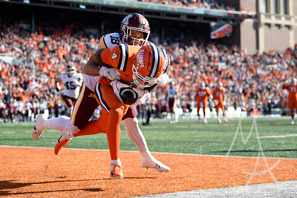 COLLEGE FOOTBALL: NOV 02 Minnesota at Illinois