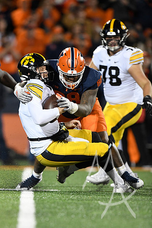 COLLEGE FOOTBALL: OCT 08 Iowa at Illinois