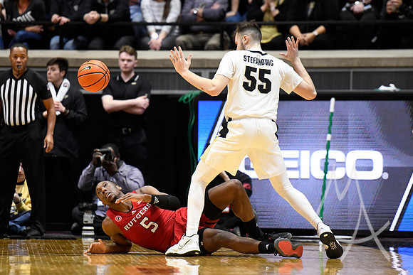 COLLEGE BASKETBALL: FEB 20 Rutgers at Purdue