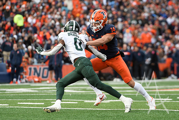 COLLEGE FOOTBALL: NOV 05 Michigan State at Illinois
