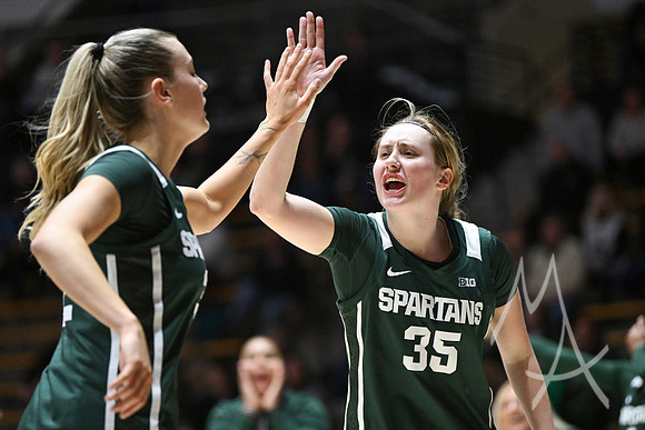 COLLEGE BASKETBALL: JAN 29 Women's Michigan State at Purdue
