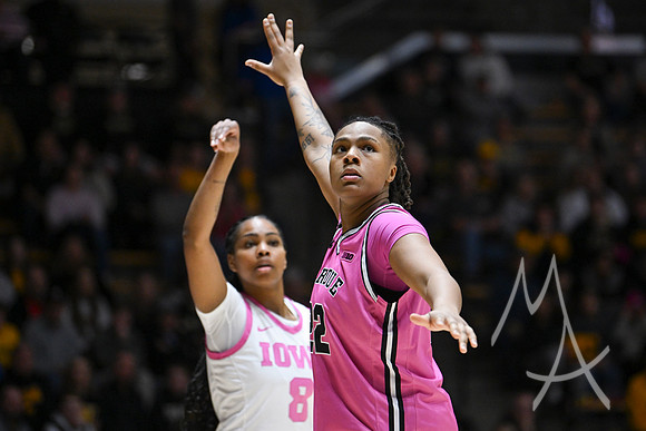 COLLEGE BASKETBALL: FEB 19 Women's Iowa at Purdue