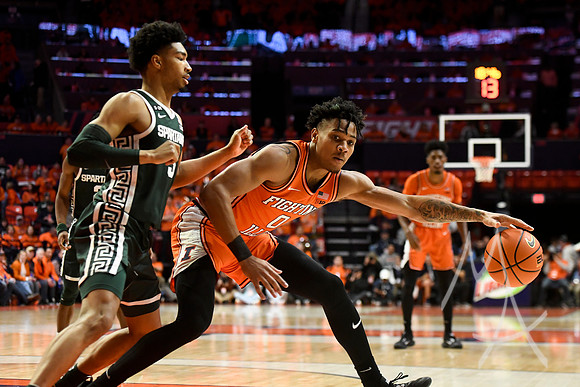 Michigan St Illinois Basketball