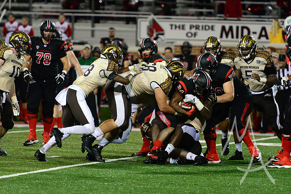 NCAA FOOTBALL: NOV 01 Western Michigan at Ball State