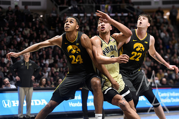 COLLEGE BASKETBALL: FEB 09 Iowa at Purdue