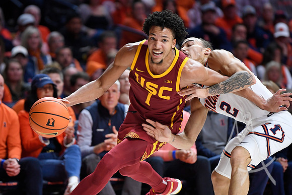 COLLEGE BASKETBALL: JAN 11 USC at Illinois