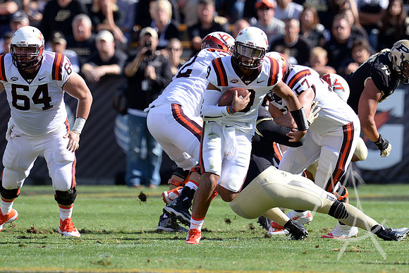 NCAA FOOTBALL: SEP 19 Virginia Tech at Purdue