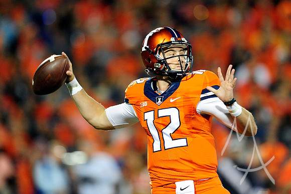 NCAA FOOTBALL: SEP 10 North Carolina at Illinois