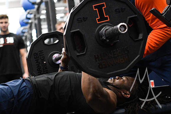 Illinois Pro Day Football