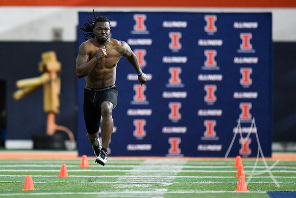 Illinois Pro Day Football
