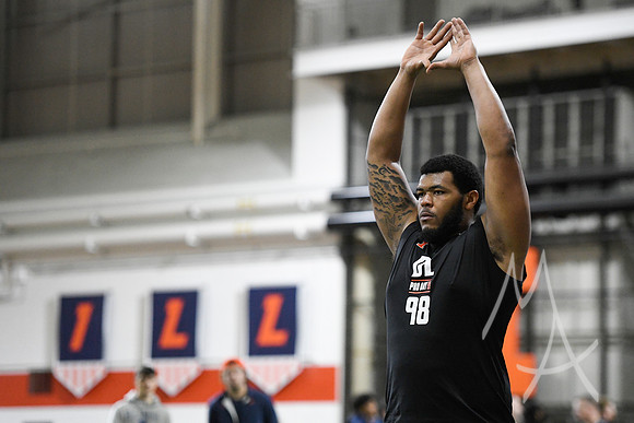 Illinois Pro Day Football