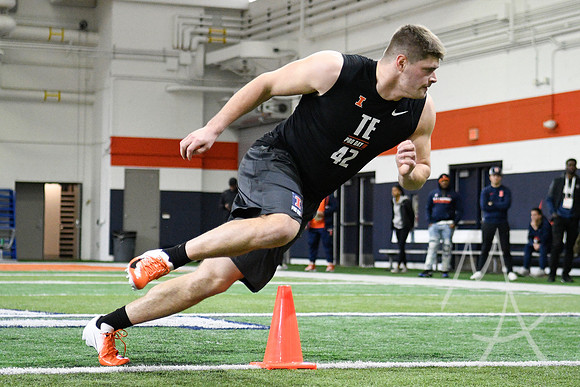Illinois Pro Day Football