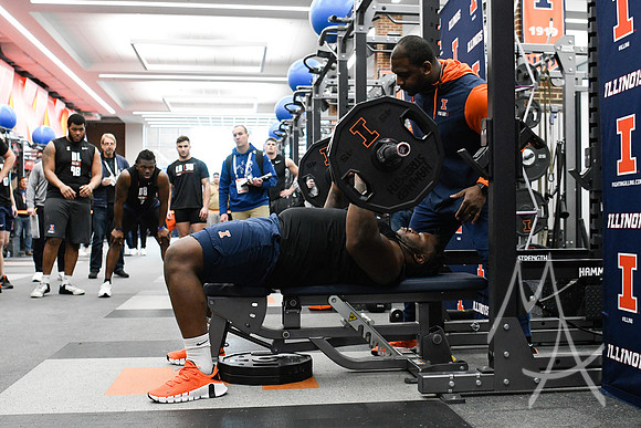Illinois Pro Day Football