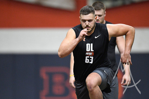 Illinois Pro Day Football