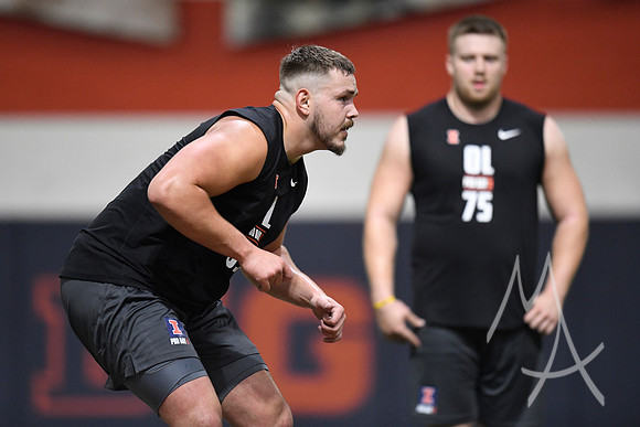 Illinois Pro Day Football