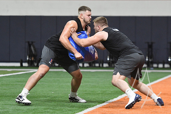 Illinois Pro Day Football