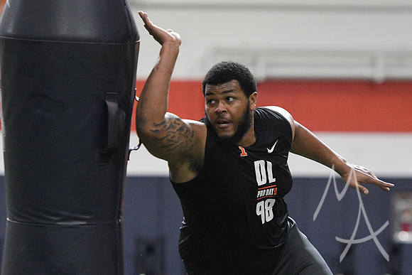 Illinois Pro Day Football