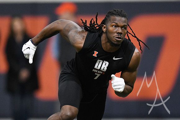 Illinois Pro Day Football