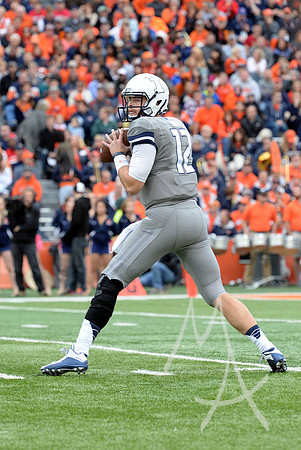 NCAA FOOTBALL: OCT 24 Wisconsin at Illinois