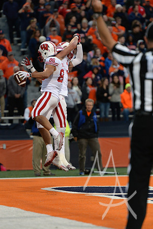 NCAA FOOTBALL: OCT 24 Wisconsin at Illinois
