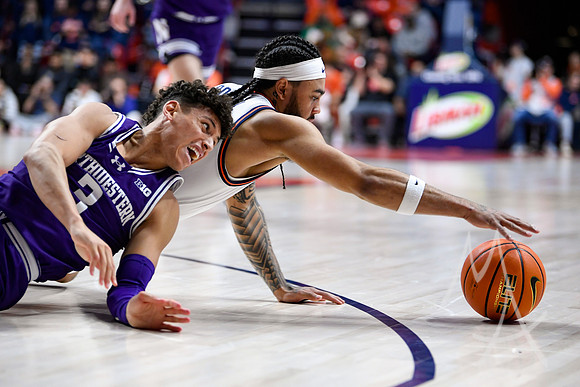 COLLEGE BASKETBALL: JAN 26 Northwestern at Illinois