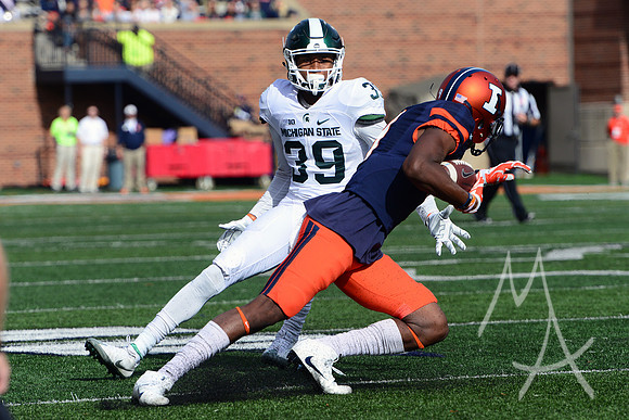 NCAA FOOTBALL: NOV 05 Michigan State at Illinois