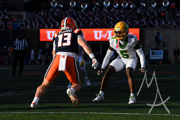 COLLEGE FOOTBALL: OCT 24 Oregon at Illinois