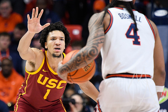 COLLEGE BASKETBALL: JAN 11 USC at Illinois