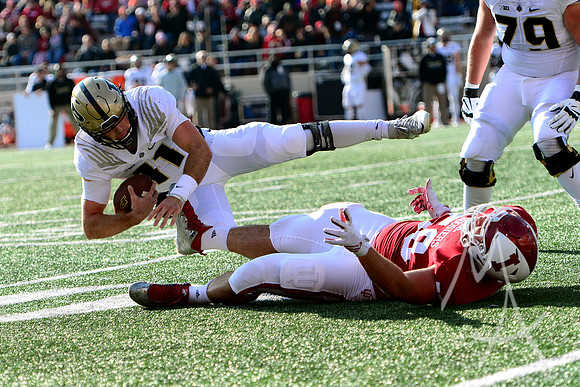 NCAA FOOTBALL: NOV 26 Purdue at Indiana