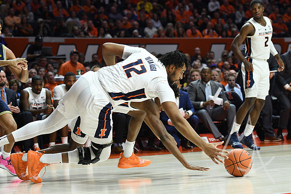 COLLEGE BASKETBALL: JAN 10 Michigan at Illinois