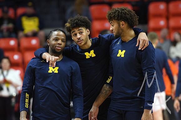 COLLEGE BASKETBALL: JAN 10 Michigan at Illinois