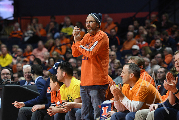 COLLEGE BASKETBALL: JAN 10 Michigan at Illinois