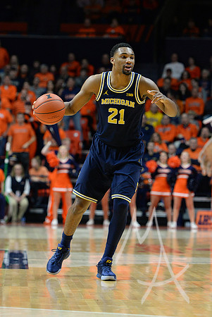 NCAA BASKETBALL: JAN 11 Michigan at Illinois