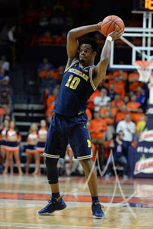 NCAA BASKETBALL: JAN 11 Michigan at Illinois