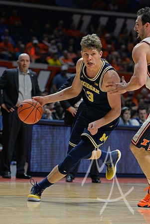 NCAA BASKETBALL: JAN 11 Michigan at Illinois