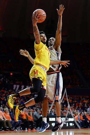NCAA BASKETBALL: JAN 14 Maryland at Illinois