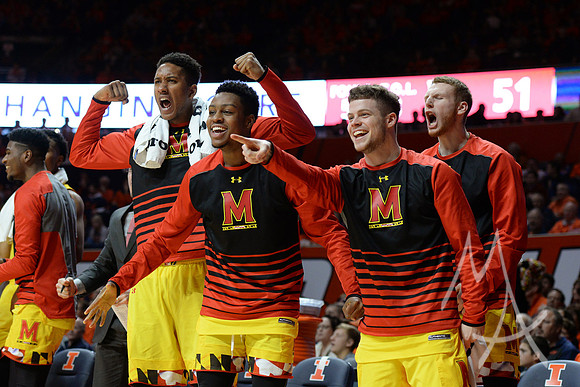 NCAA BASKETBALL: JAN 14 Maryland at Illinois
