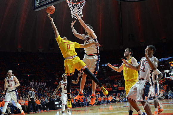 NCAA BASKETBALL: JAN 14 Maryland at Illinois