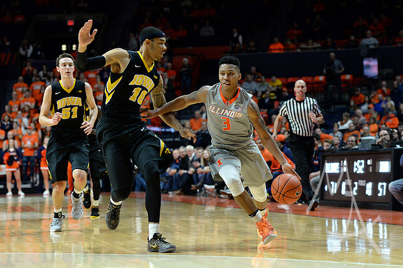 NCAA BASKETBALL: JAN 25 Iowa at Illinois