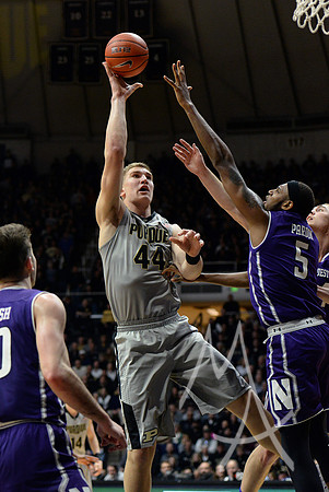 COLLEGE BASKETBALL: FEB 01 Northwestern at Purdue