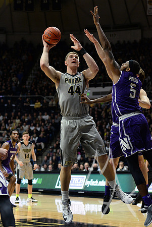 COLLEGE BASKETBALL: FEB 01 Northwestern at Purdue