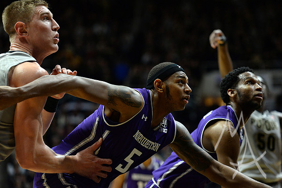 COLLEGE BASKETBALL: FEB 01 Northwestern at Purdue