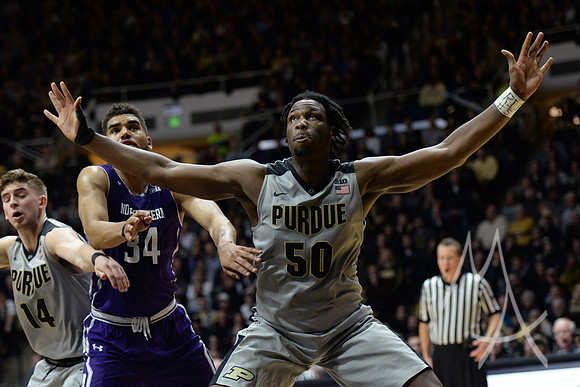 COLLEGE BASKETBALL: FEB 01 Northwestern at Purdue