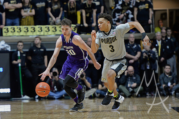 COLLEGE BASKETBALL: FEB 01 Northwestern at Purdue
