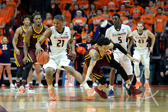 COLLEGE BASKETBALL: FEB 04 Minnesota at Illinois