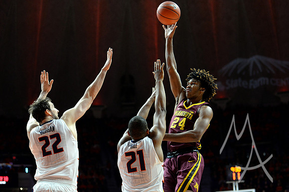 COLLEGE BASKETBALL: FEB 04 Minnesota at Illinois
