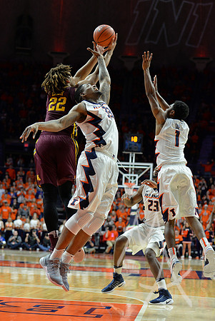 COLLEGE BASKETBALL: FEB 04 Minnesota at Illinois